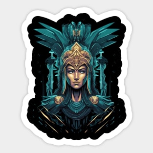 Athena, Greek Goddess of Wisdom and War Sticker